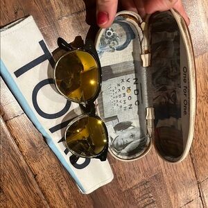 TOMS Black and Yellow Sunglasses